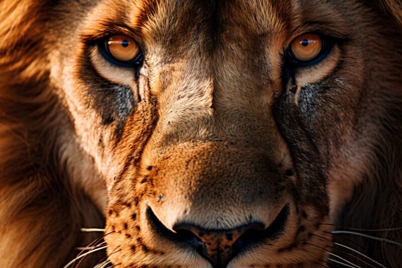 lion portrait III