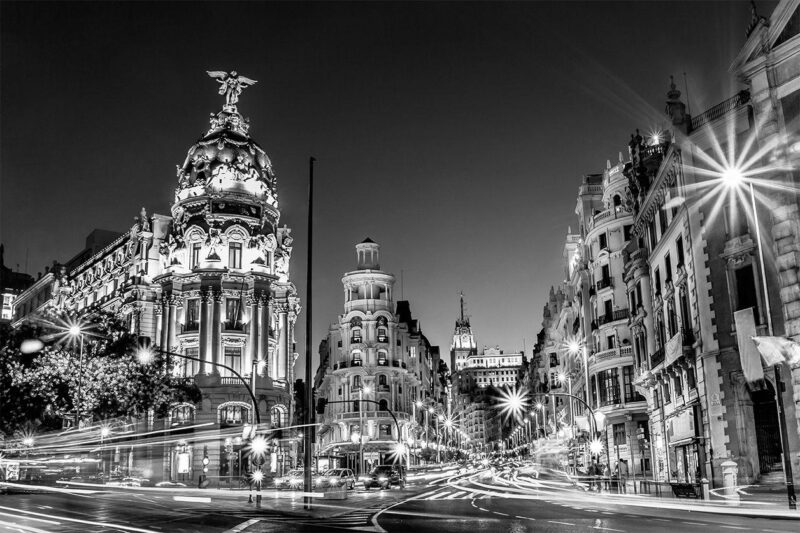 madrid at night