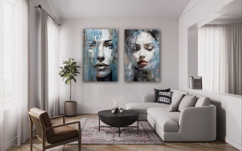 painted woman II - Afbeelding 3