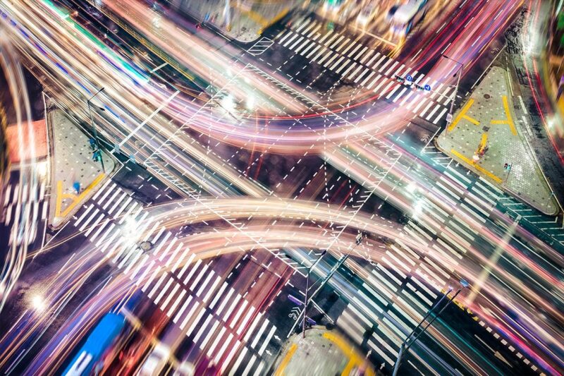 intersection of light
