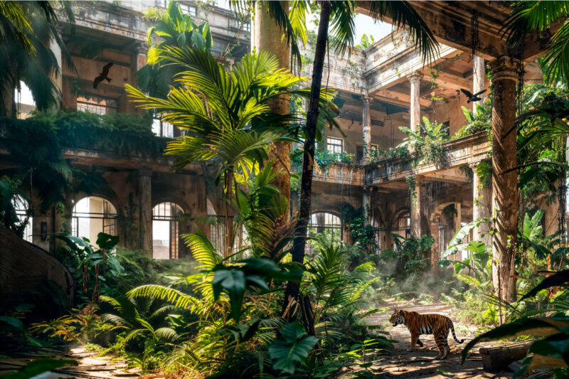 abandoned tiger
